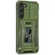 Ударостійкий чохол Camshield Army Ring для Samsung Galaxy S21+ Оливковий / Army Green