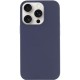 Чохол Silicone Case Full Protective (AA) NO LOGO для Apple iPhone 14 Pro Max (6.7") Темно-синій / Midnight blue