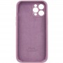 Чохол Silicone Case Full Camera Protective (AA) для Apple iPhone 12 Pro Max (6.7") Ліловий / Lilac Pride