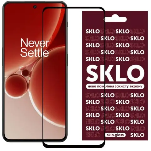 Захисне скло SKLO 3D для OnePlus Nord 3 / Nord 4 Чорний
