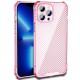 Чохол TPU Ease Carbon color series для Apple iPhone 12 Pro Max (6.7") Рожевий / Прозорий