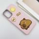 Чохол TPU Leather Toys для Samsung Galaxy A06 Capybara / Pink