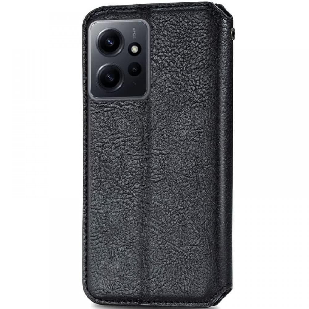 Кожаный чехол-книжка GETMAN Cubic (PU) для Xiaomi Redmi Note 12 4G