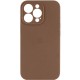 Чохол Silicone Case Full Camera Protective (AA) для Apple iPhone 16 Pro Max (6.9") Коричневий / Brown