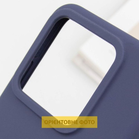 Чохол Silicone Cover Lakshmi (AAA) для Xiaomi Poco X6 / Note 13 Pro 5G Темно-синій / Midnight blue