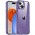 Чохол TPU+PC Multi-Color для Apple iPhone 13 (6.1") Purple