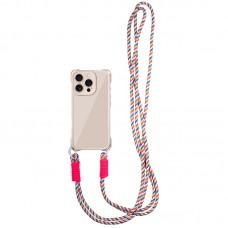 Чохол TPU CrossBody with straps для Apple iPhone 14 Pro Max (6.7") Antique White