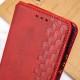 Шкіряний чохол книжка GETMAN Cubic (PU) для Xiaomi Poco F5 Pro Червоний