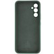 Чохол Silicone Cover Lakshmi Full Camera (AAA) with Logo для Samsung Galaxy A55 Зелений / Cyprus Green