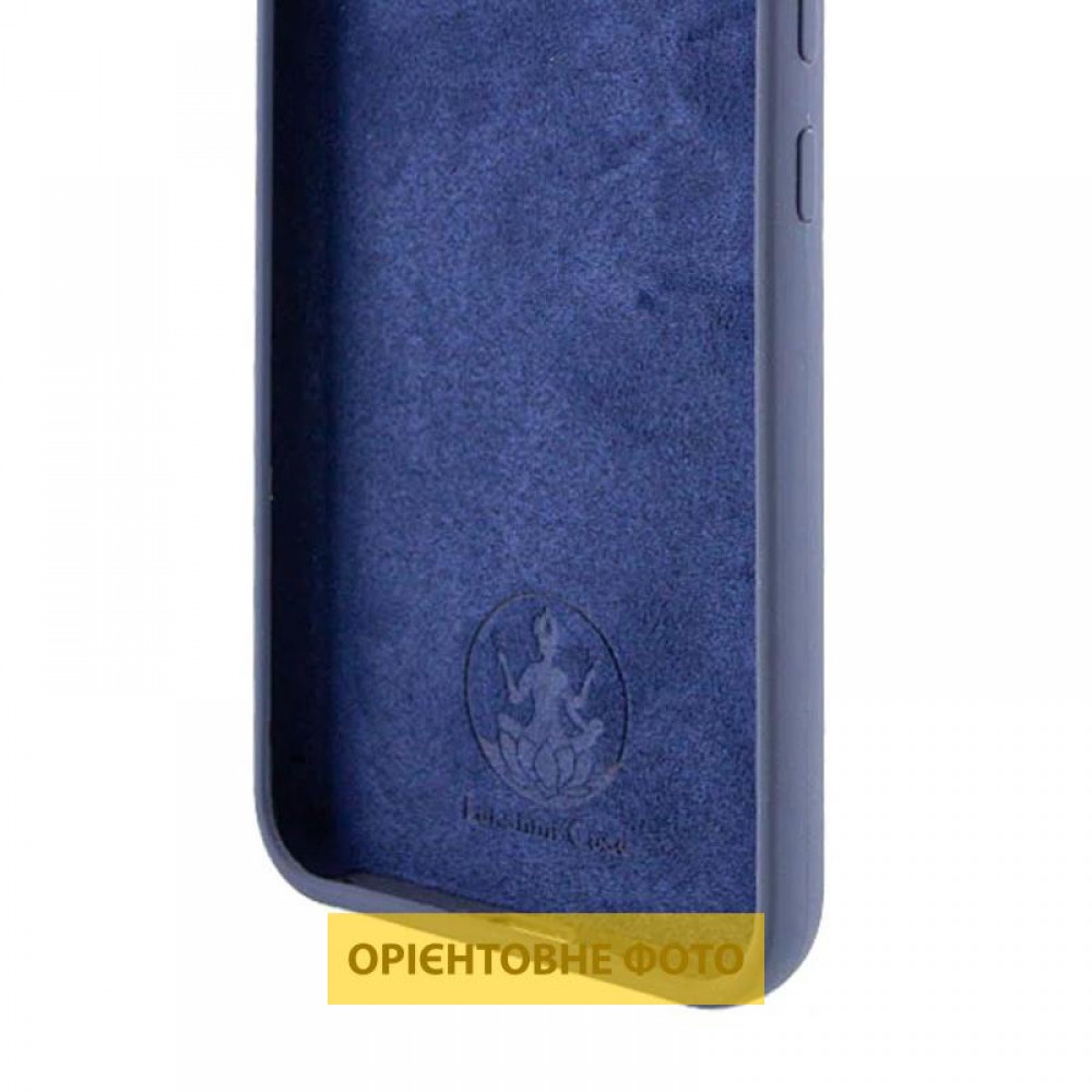 Чохол Silicone Cover Lakshmi Full Camera (AAA) для Motorola Moto G75 5G Темно-синій / Midnight blue