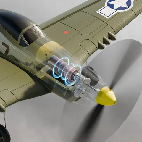 Літак на радіокеруванні SCHE W551 Four-channel Stunt Fighter Green