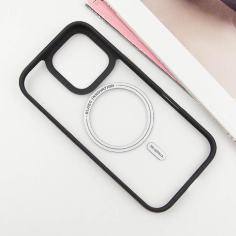 TPU+PC чохол Blueo Skin Friendly Frosted with MagSafe для Apple iPhone 16 Pro Max (6.9") Чорний