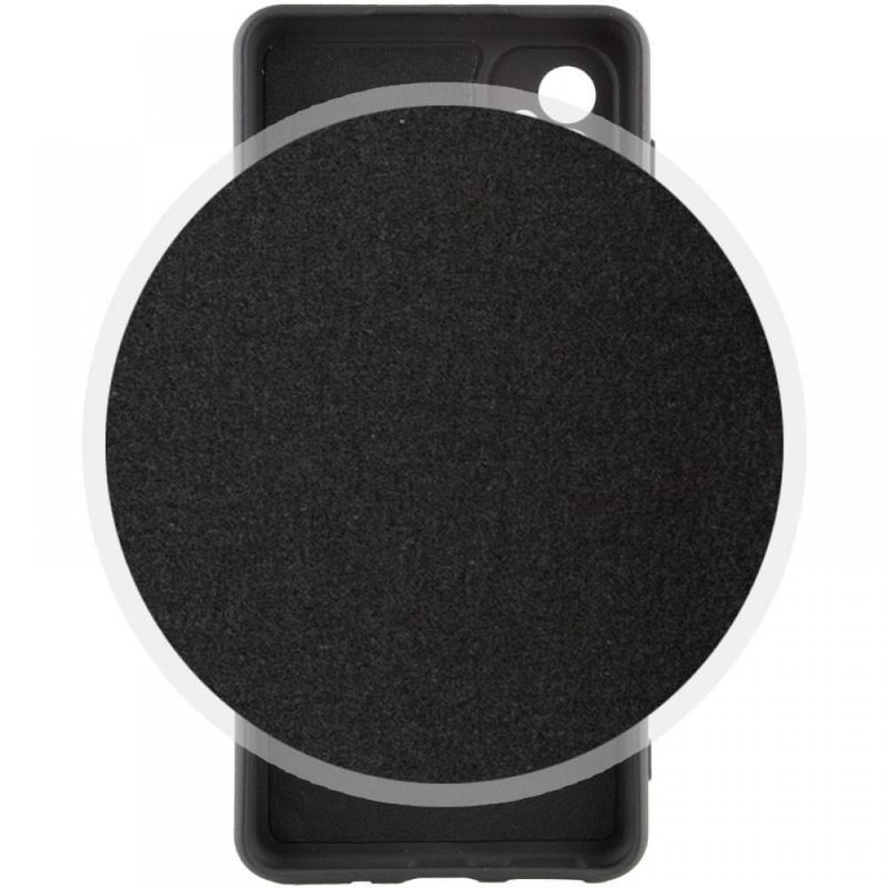 Чохол TPU GETMAN Liquid Silk Full Camera для Samsung Galaxy A25 5G Чорний / Black