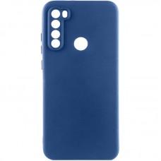 Чохол TPU GETMAN Liquid Silk Full Camera для Xiaomi Redmi Note 8T Синій / Navy Blue