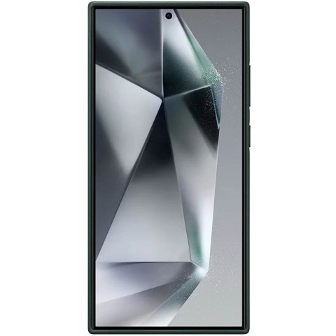 Шкіряний чохол Leather Case (AAA) для Samsung Galaxy S24 Ultra Pine green