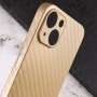 Чохол K-DOO Air carbon Series для Apple iPhone 13 (6.1") Sunset Gold