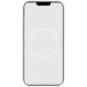 Чохол Silicone case (AAA) with Magsafe and Animation для Apple iPhone 12 Pro Max (6.7") Білий / White