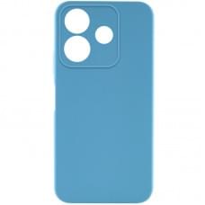 Чохол TPU GETMAN Liquid Silk Full Camera для Xiaomi Redmi Note 14 5G Блакитний / Blue