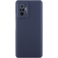Чохол Silicone Cover Lakshmi Full Camera (AAA) для Xiaomi Redmi Note 10 Pro / 10 Pro Max Темно-синій / Midnight blue