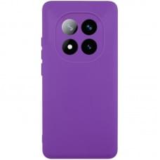 Чохол TPU GETMAN Liquid Silk Full Camera для Xiaomi Redmi Note 14 Pro 4G Фіолетовий / Purple