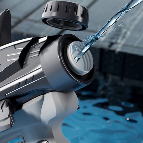 Водяний акумуляторний пістолет Shark Water Gun 185-68 (300ml) with lithium battery Grey
