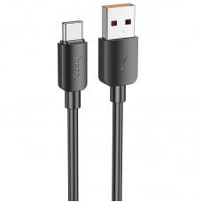 Дата кабель Hoco X96 Hyper USB to Type-C 27W (1m) Black