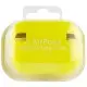 Силіконовий футляр з мікрофіброю для навушників Airpods Pro Жовтий / Bright Yellow