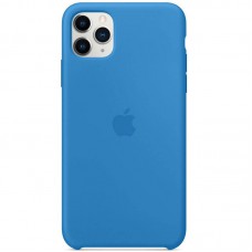 Чохол Silicone case (AAA) для Apple iPhone 11 Pro Max (6.5") Синій / Surf Blue