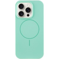 Чохол Silicone Case Full Protective (AA) NO LOGO with MagSafe для Apple iPhone 16 Pro Max (6.9") Зелений / Spearmint