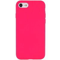 Чохол Silicone Case Full Protective (AA) NO LOGO для Apple iPhone SE (2020) / 7 / 8 (4.7") Рожевий / Barbie pink