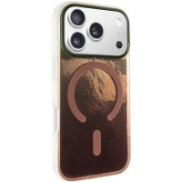 Чохол TPU Shiny Mountain (MagFit) для Apple iPhone 17 Pro (6.3") Chocolate