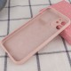 Чохол Silicone Case Full Camera Protective (AA) NO LOGO для Apple iPhone 12 (6.1") Рожевий / Pink Sand