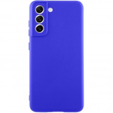 Чохол Silicone Cover Lakshmi Full Camera (AA) для Samsung Galaxy S21 FE Синій / Iris