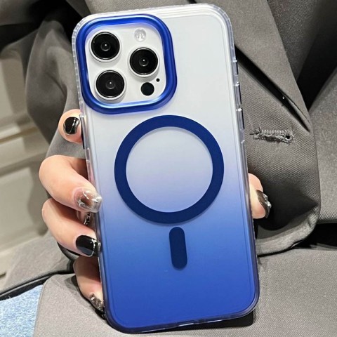 Чохол TPU+PC Shadow with MagSafe для Apple iPhone 14 Pro (6.1") Blue