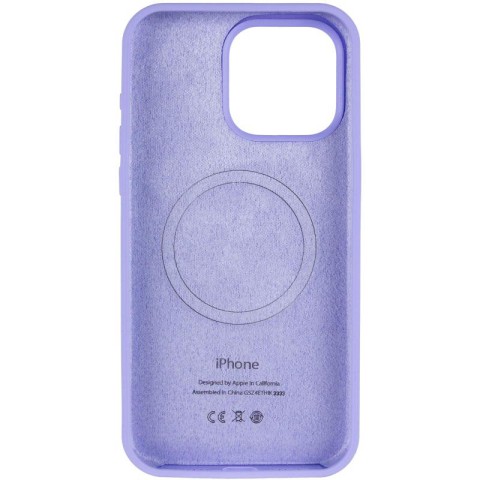 Чохол Silicone Case Full Protective (AA) V2 with MagSafe для Apple iPhone 11 Pro Max (6.5") Бузковий / Dasheen