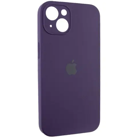 Чохол Silicone Case Full Camera Protective (AA) для Apple iPhone 15 (6.1") Фіолетовий / Elderberry