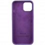 Чехол Silicone Case Metal Buttons (AA) для Apple iPhone 14 (6.1")