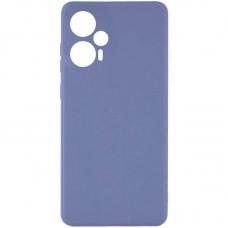 Силіконовий чохол Candy Full Camera для Xiaomi Poco F5 / Note 12 Turbo Блакитний / Mist blue