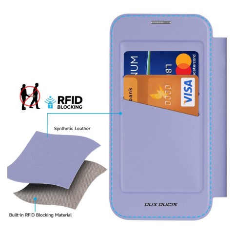 Чохол-книжка Dux Ducis Skin X Pro with MagSafe для Apple iPhone 16 (6.1") Purple