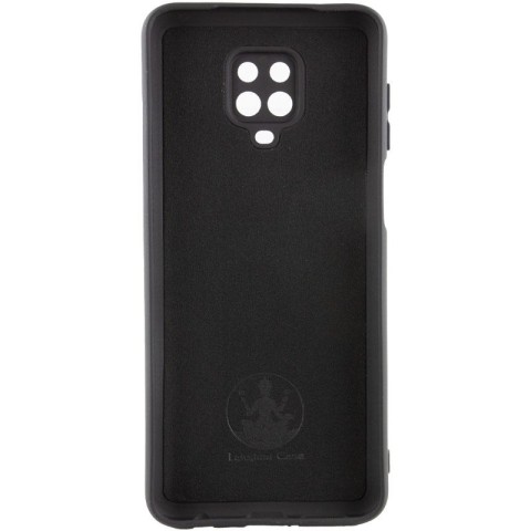 Чохол TPU GETMAN Liquid Silk Full Camera для Xiaomi Redmi Note 9s / Note 9 Pro / Note 9 Pro Max Чорний / Black