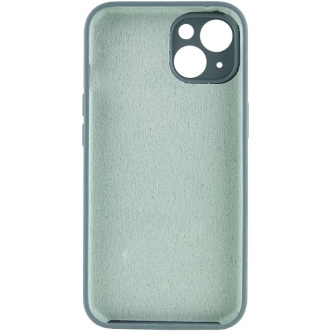 Чохол Silicone Case Full Camera Protective (AA) NO LOGO для Apple iPhone 14 (6.1") Зелений / Pine green