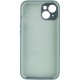 Чохол Silicone Case Full Camera Protective (AA) NO LOGO для Apple iPhone 14 (6.1") Зелений / Pine green