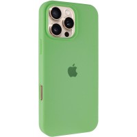 Чохол Silicone Case Full Protective (AA) для Apple iPhone 16 Pro (6.3") М'ятний / Mint