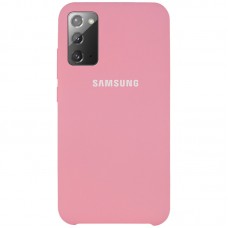 Чохол Silicone Cover (AAA) для Samsung Galaxy Note 20 Рожевий / Pink
