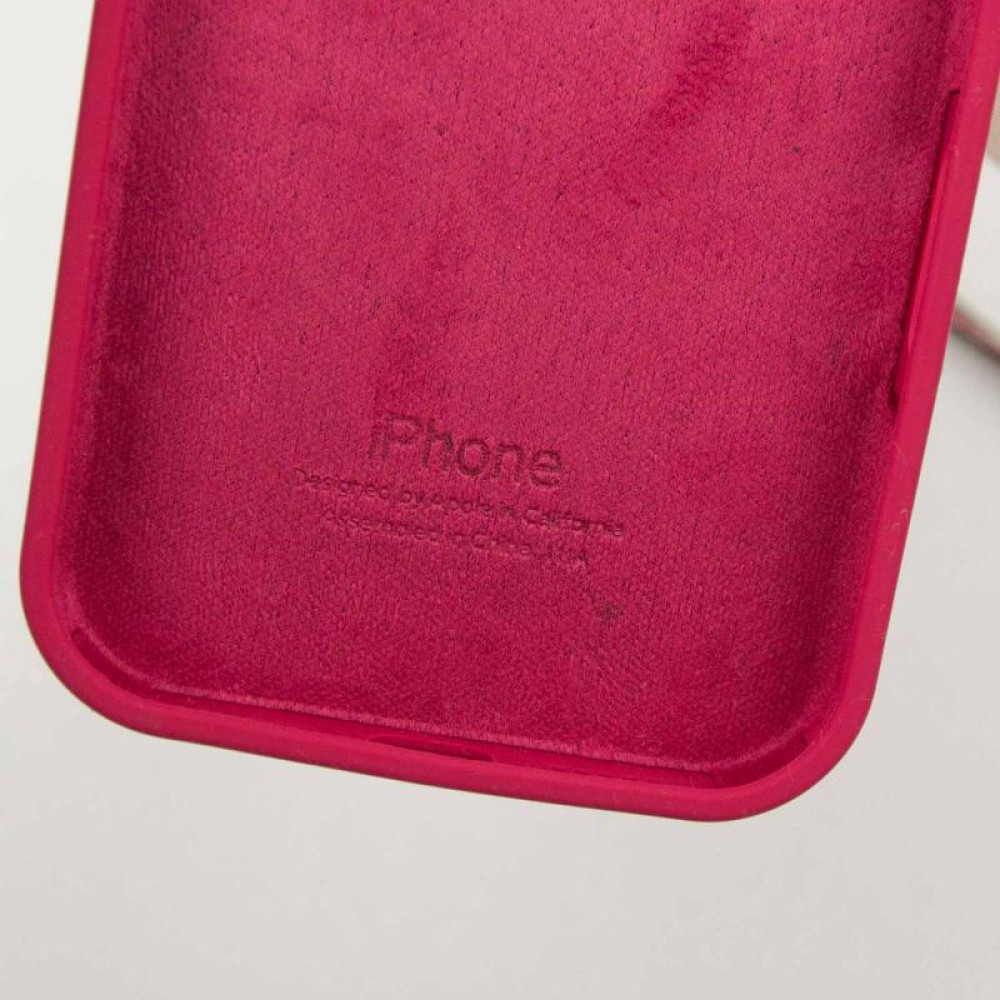 Чохол Silicone Case Full Protective (AA) для Apple iPhone 14 Pro Max (6.7") Червоний / Rose Red