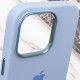 Чохол Silicone Case Metal Buttons (AA) для Apple iPhone 14 Pro (6.1") Блакитний / Blue Fog