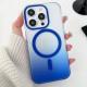 Чохол TPU+PC Phantom with MagSafe для Apple iPhone 13 Pro (6.1") Blue