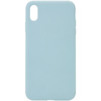 Чохол Silicone Case Full Protective (AA) NO LOGO для Apple iPhone X / XS (5.8") Бірюзовий / Turquoise