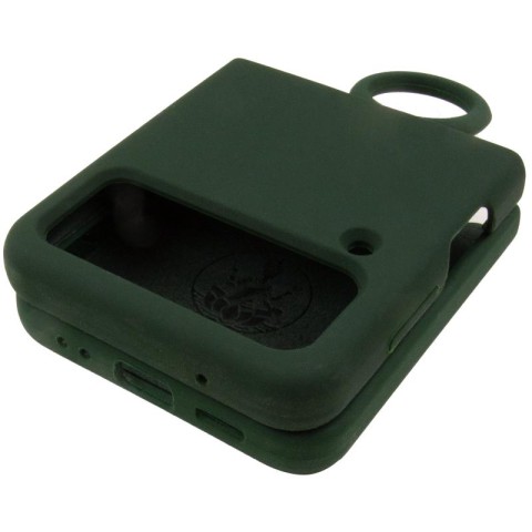 Чохол Foldables Silicone Cover Lakshmi (AAA) для Samsung Galaxy Z Flip4 Зелений / Cyprus Green