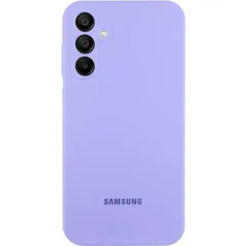 Чохол Silicone Cover Lakshmi Full Camera (AAA) with Logo для Samsung Galaxy S25 Edge Бузковий / Dasheen